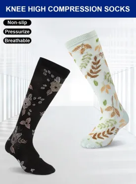 6 Pairs Compression Socks for Women Men 15-20 mmhg Knee High, Womens Compression Socks Compression Stockings for Women Men
