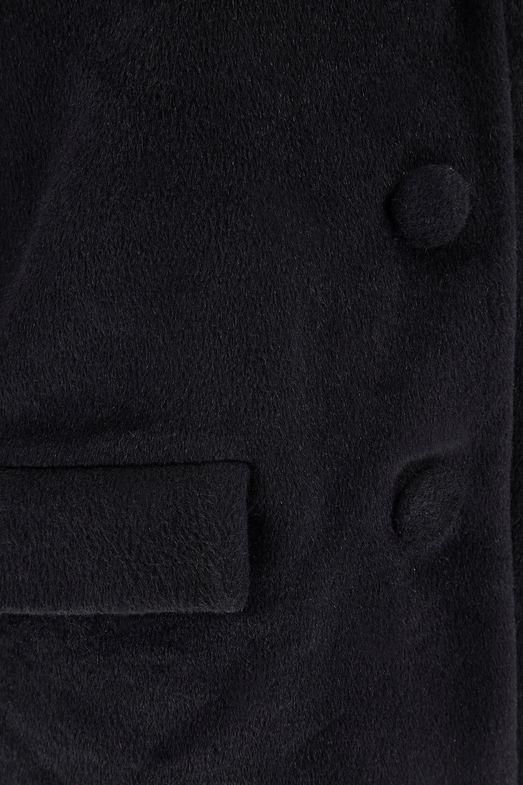 ARCHIVE - 1950s Lilli Ann Black Felt Wool Box Jacket