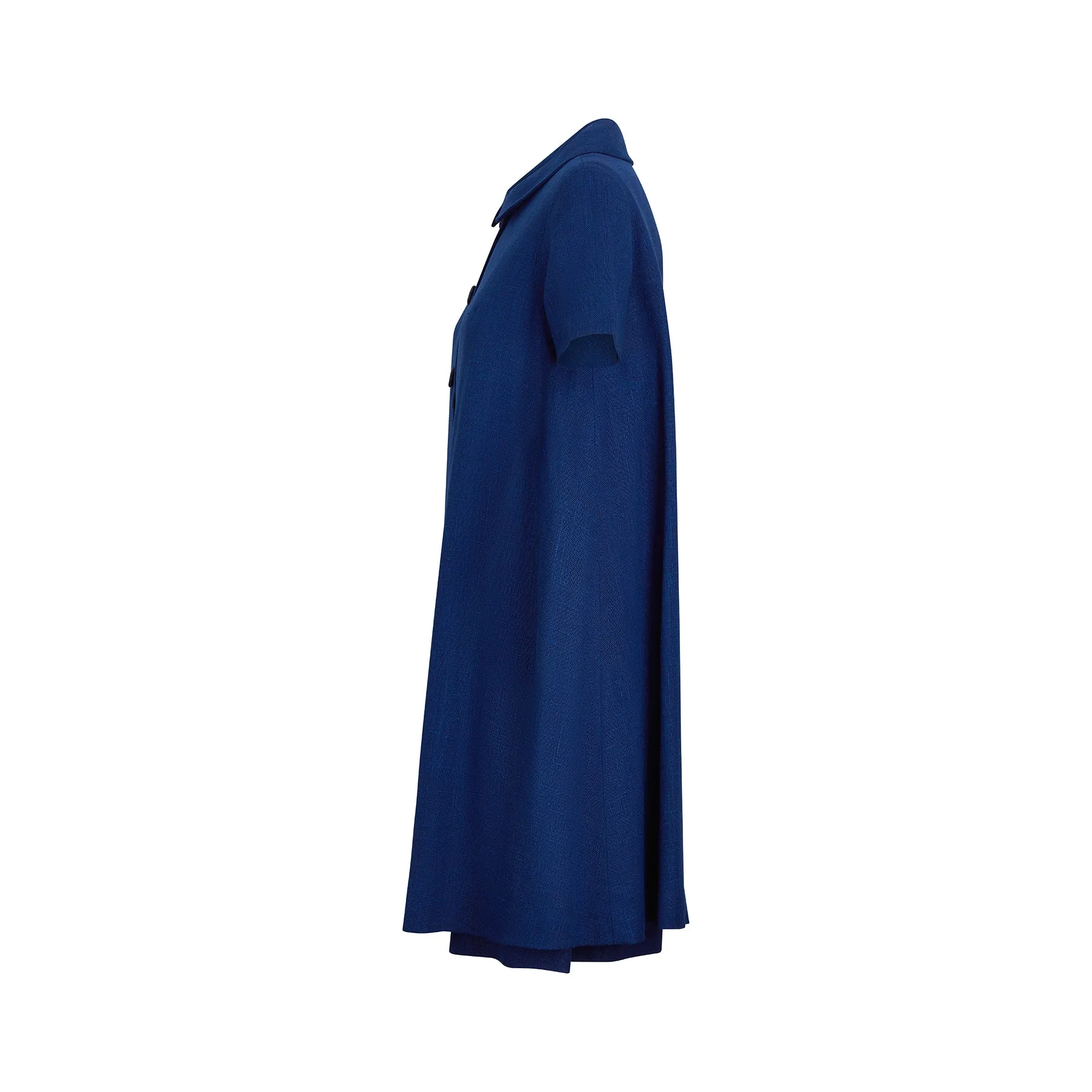 ARCHIVE: 1960s Marcel Fenez French Blue Linen Dress Suit