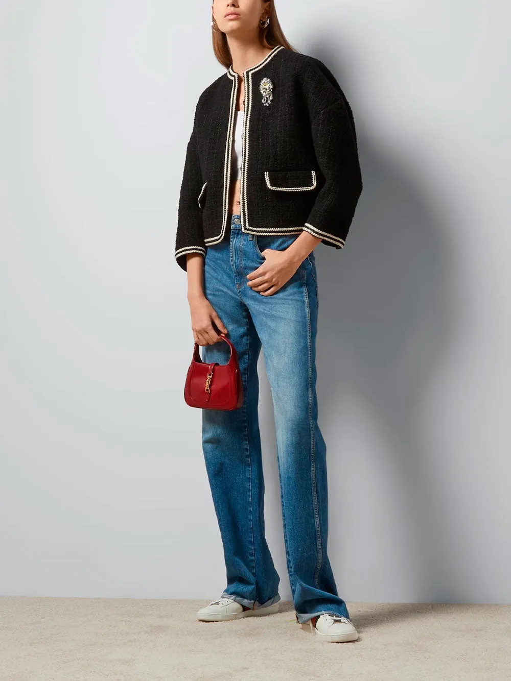Bouclé Tweed wool jacket