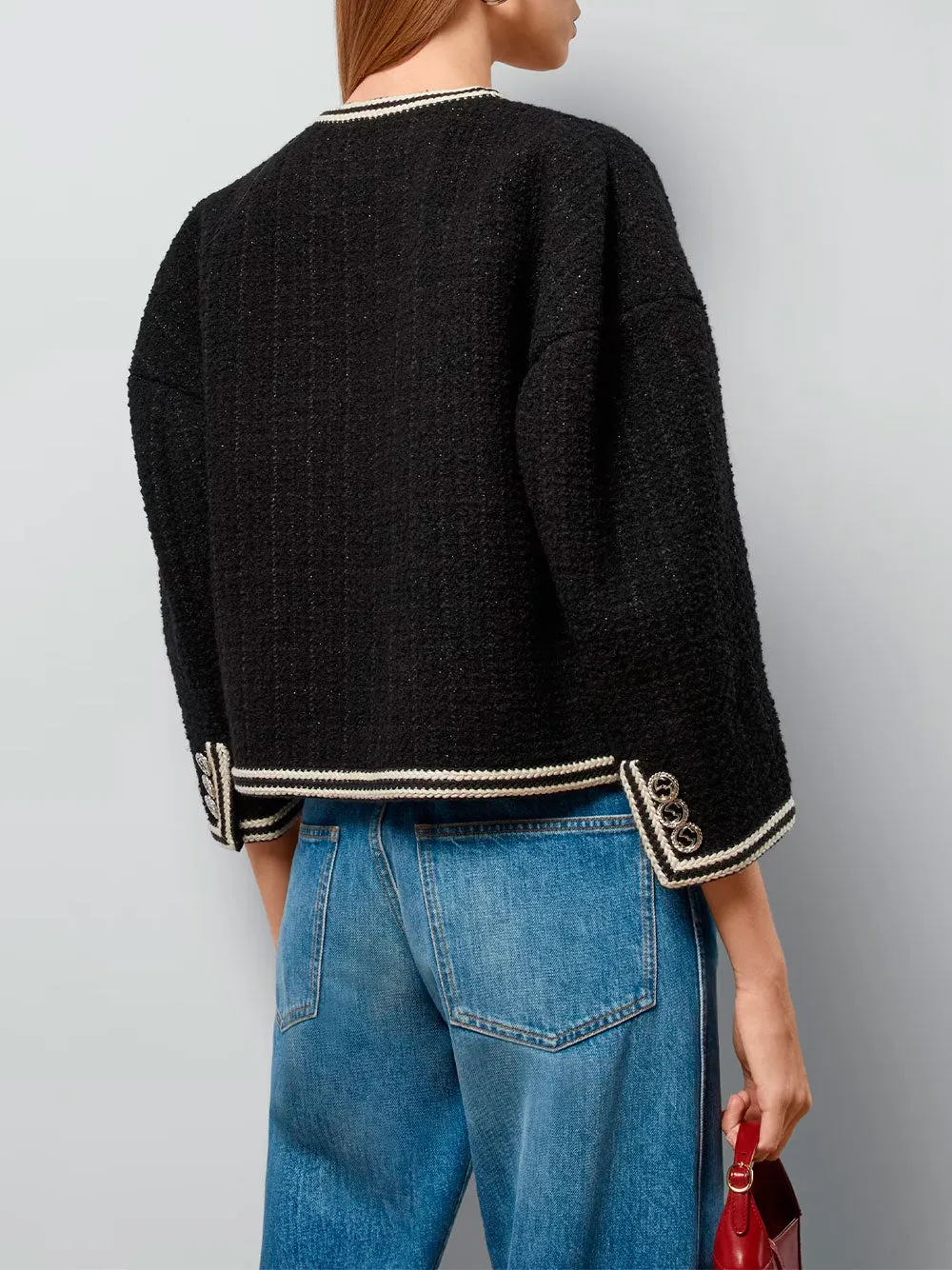 Bouclé Tweed wool jacket