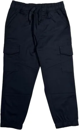 Boy's Uniform All Elastic Waist Pull-on Twill Pants BU03 CG04 JG05
