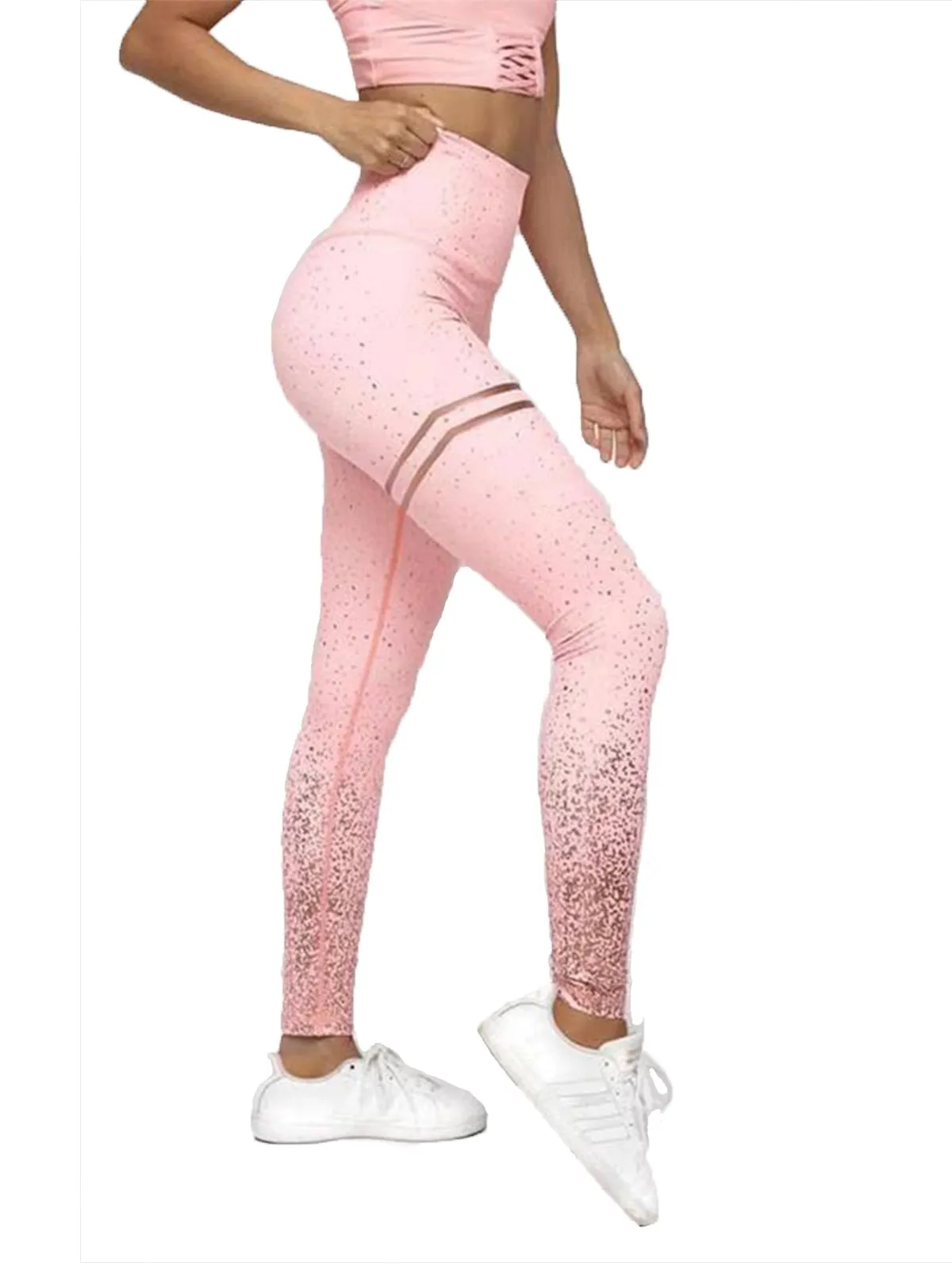 Bronzing High Waist Tummy Control Leggings