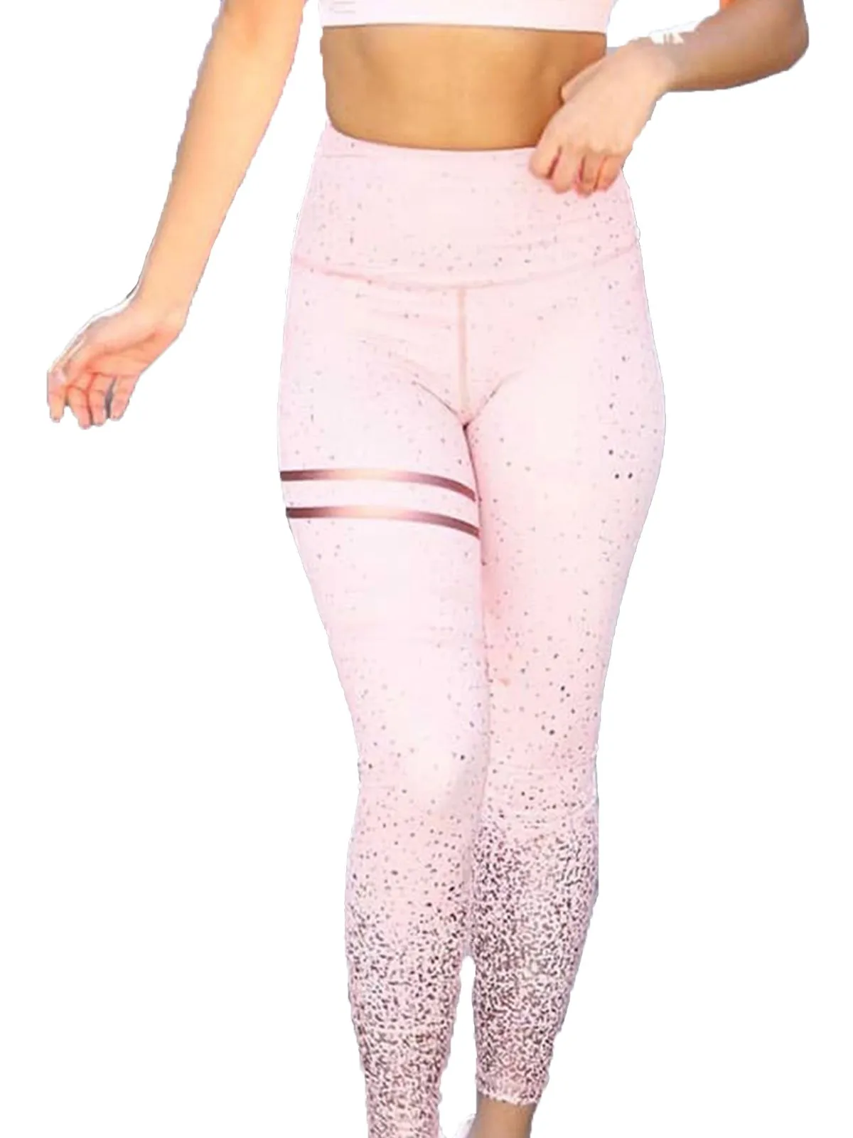 Bronzing High Waist Tummy Control Leggings