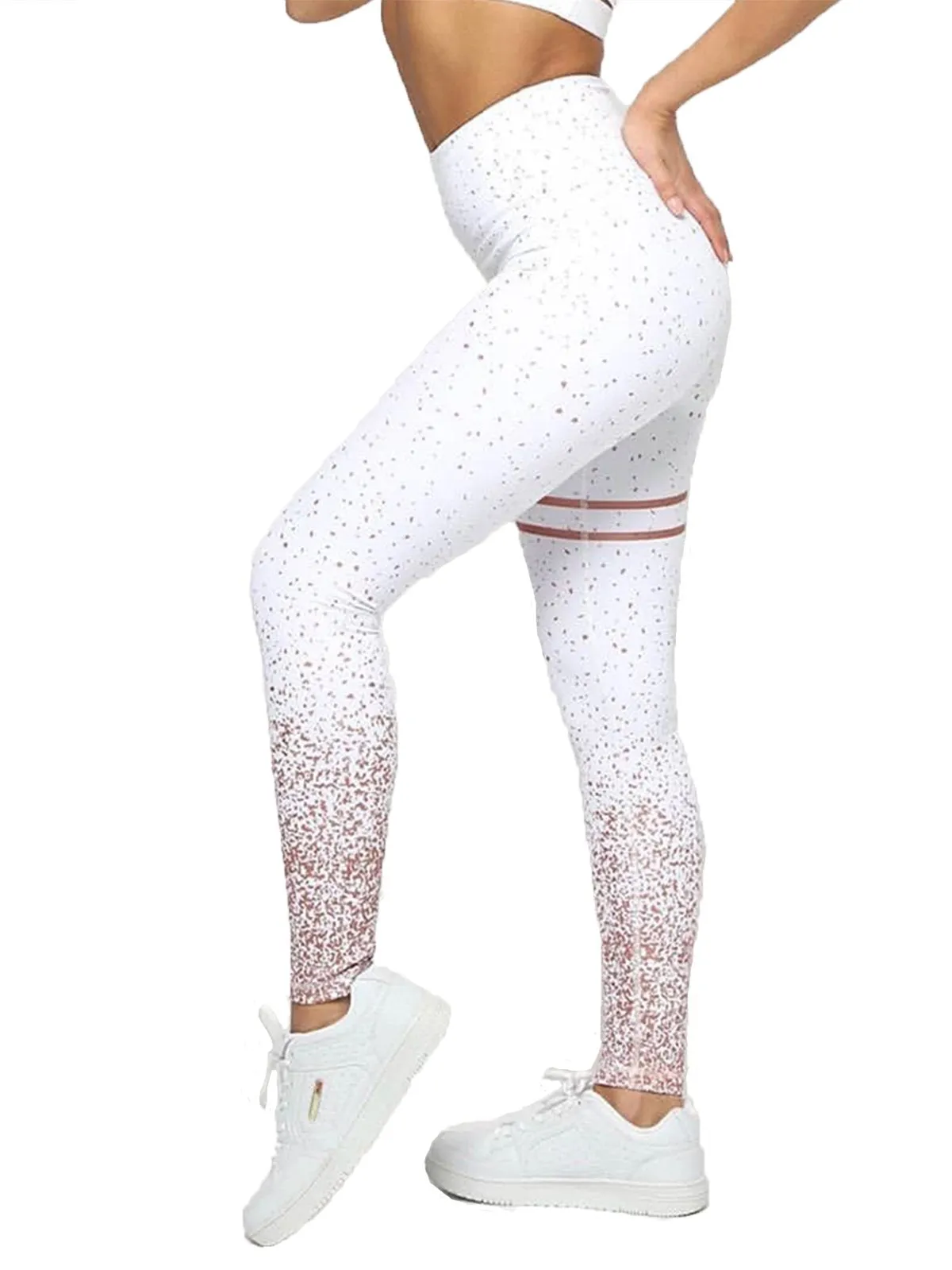 Bronzing High Waist Tummy Control Leggings