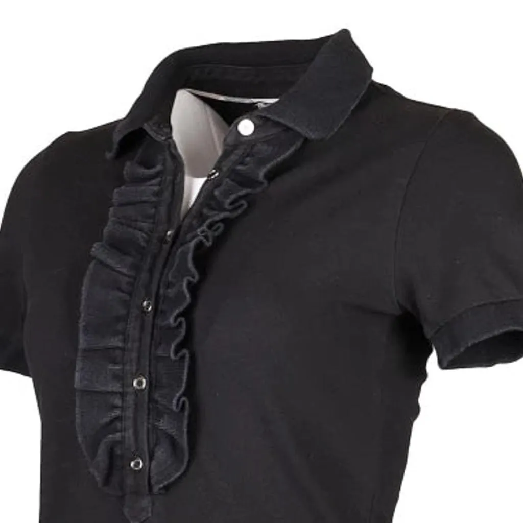 Burberry London Polo Shirt - Small Black Cotton
