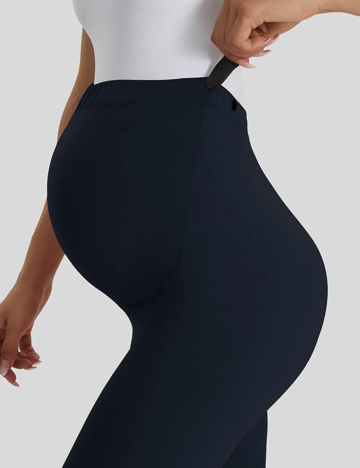 Buttergene Women's Maternity Leggings over the Belly Pregnancy Active Wear Workout Yoga Tights Pants