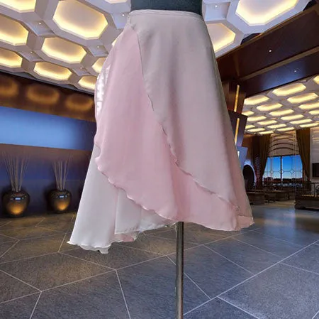 Chiffon Skirt with Double Color