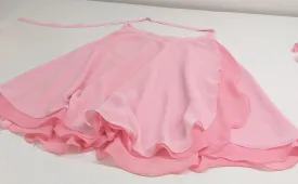 Chiffon Skirt with Double Color