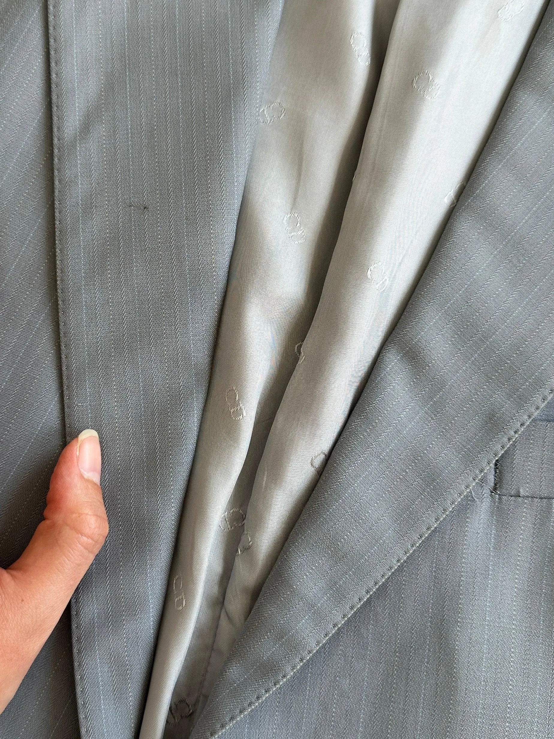 Christian Dior Monsieur Pinstripe Wool Single Breasted Suit - 40S/W34