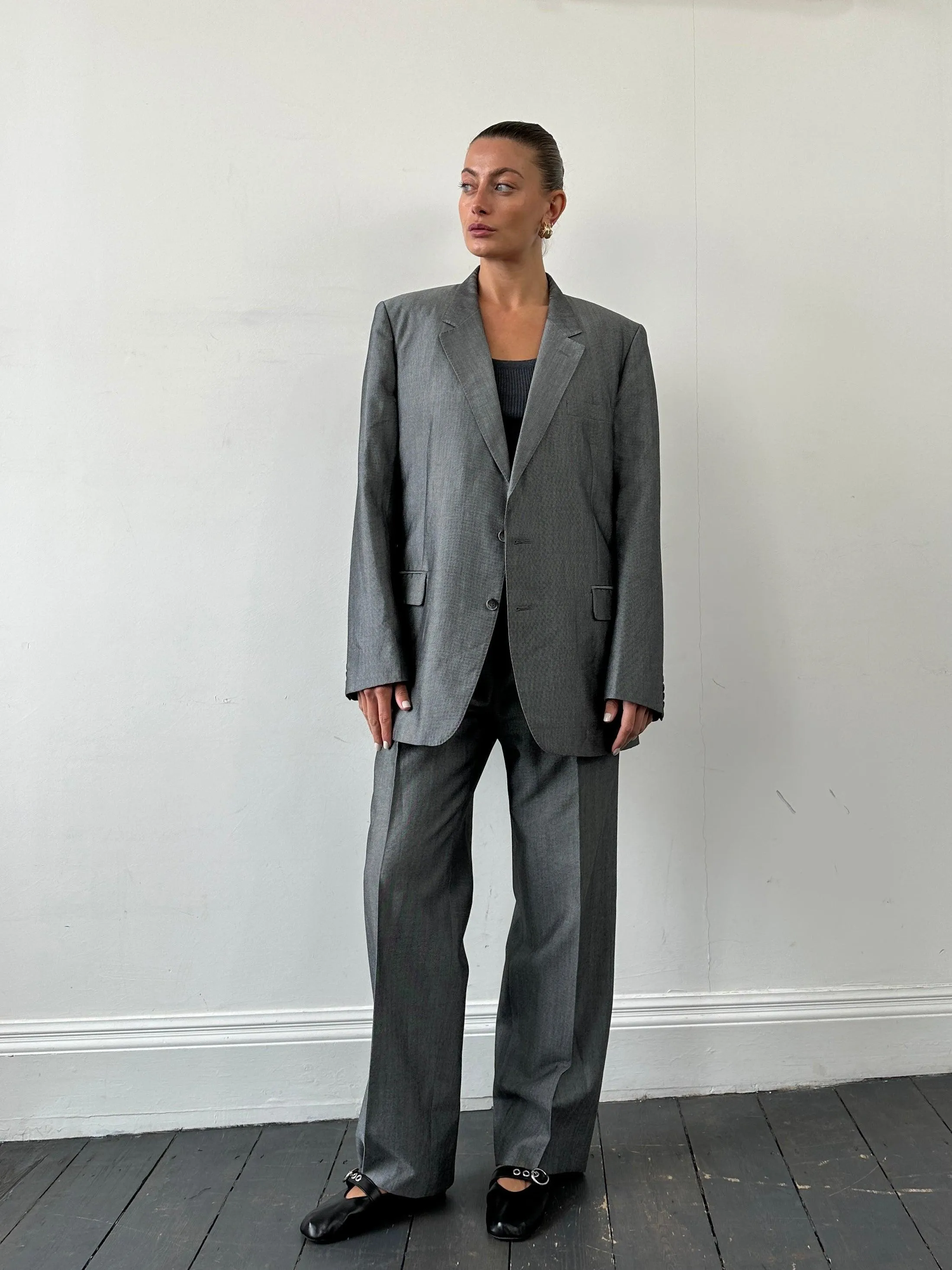 Christian Dior Monsieur Wool Single Breasted Suit - 44L/W36
