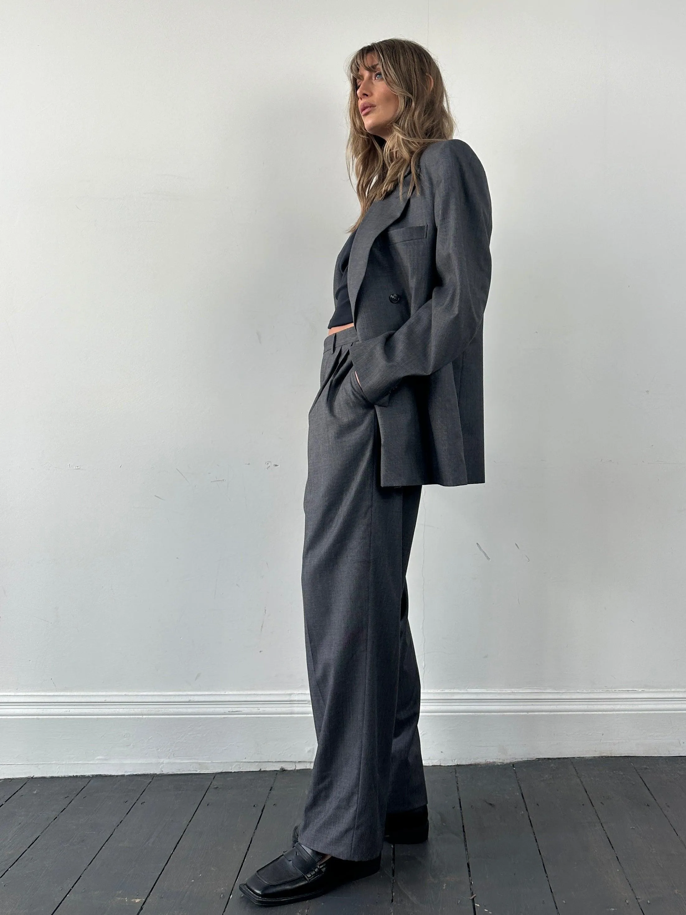 Christian Dior Pure Wool Double Breasted Suit - 44S/W34