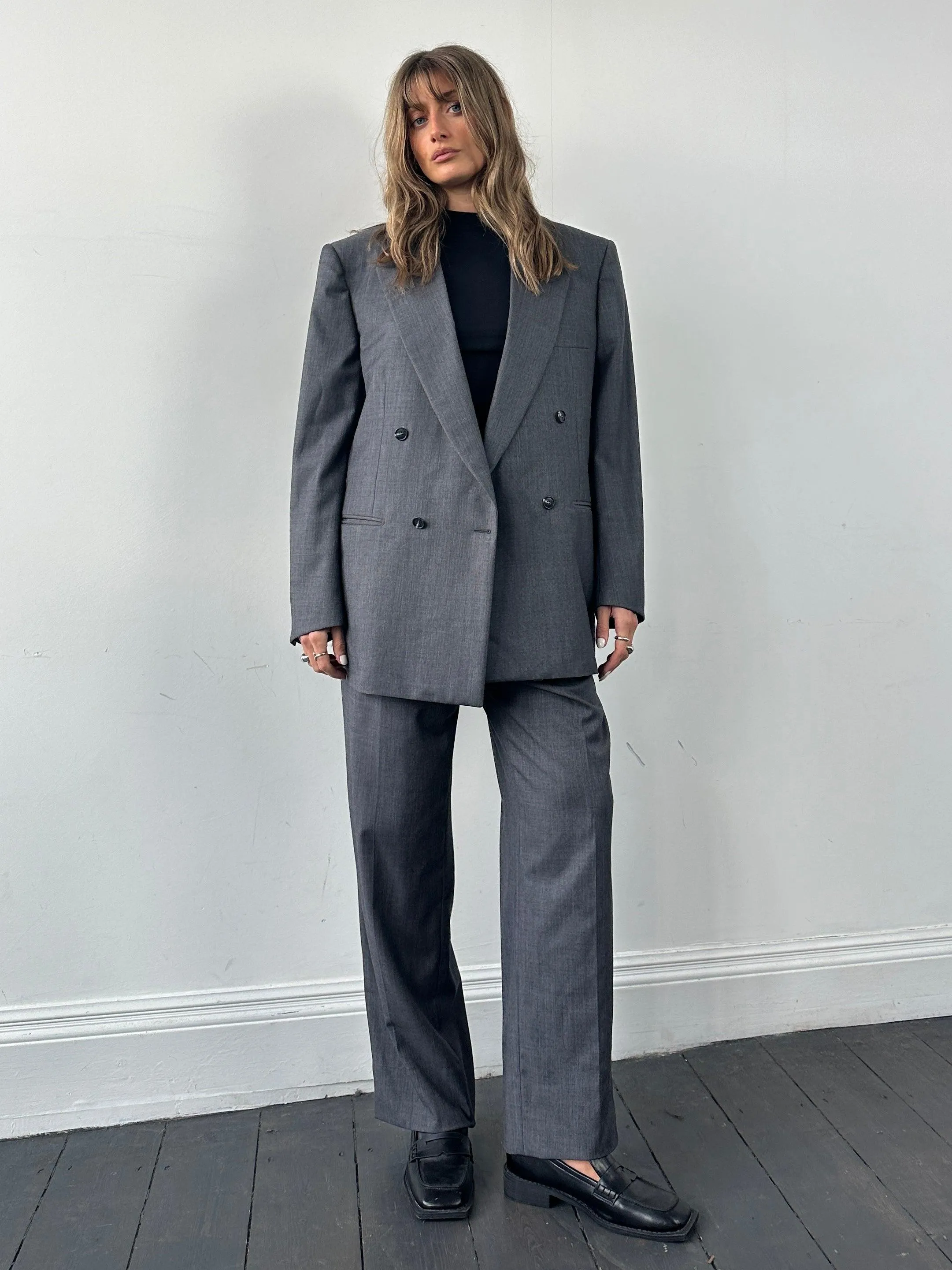 Christian Dior Pure Wool Double Breasted Suit - 44S/W34