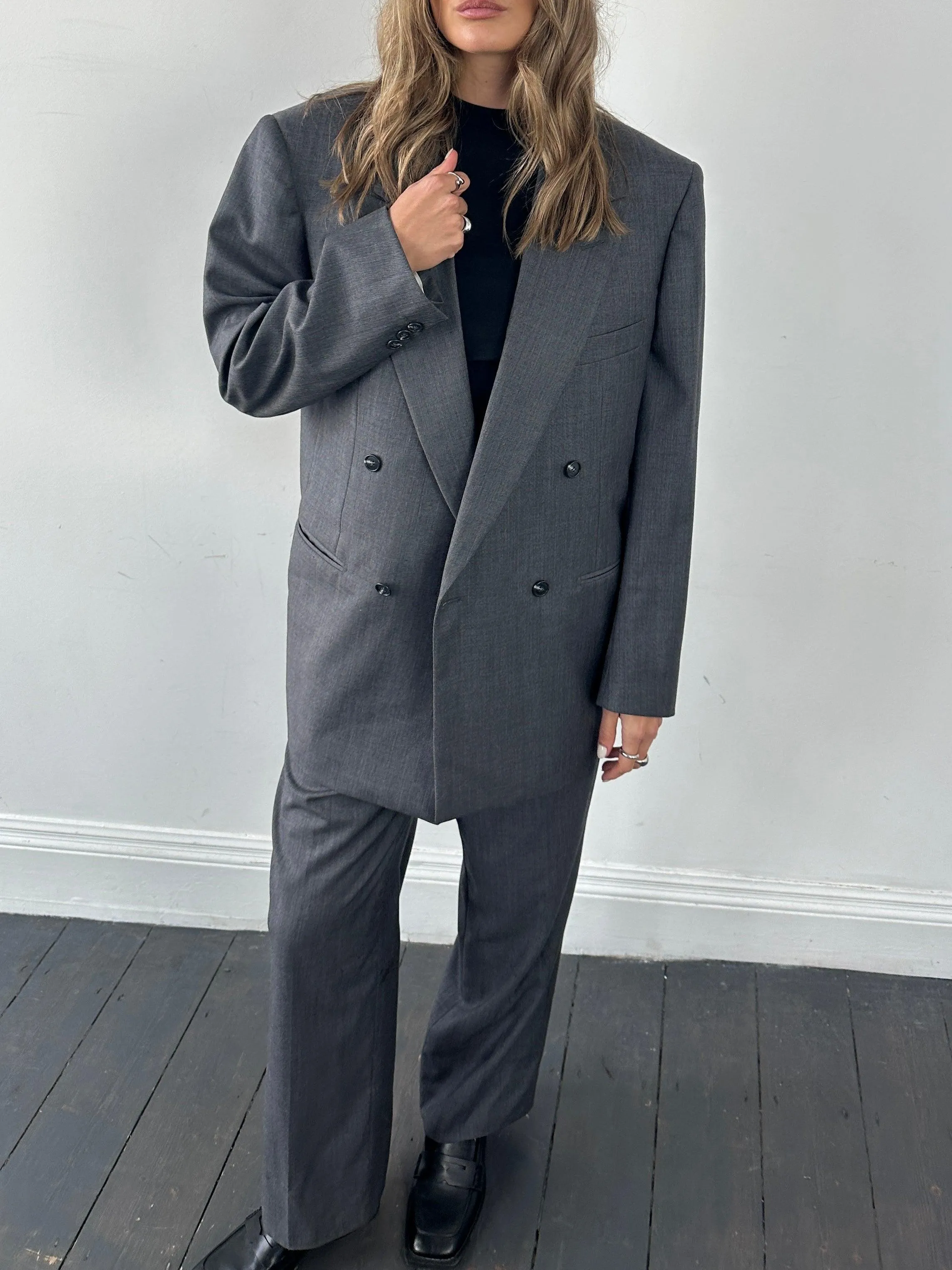 Christian Dior Pure Wool Double Breasted Suit - 44S/W34