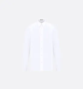 Classic Shirt White Cotton Poplin