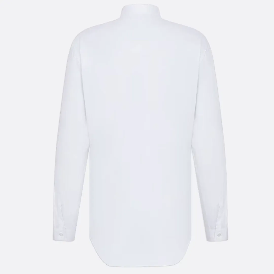 Collar Signature White Shirt