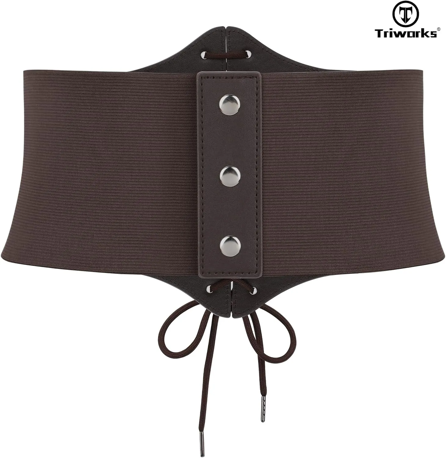 Corset Belt for Women, Lace Up Elastic Waist Belt,Tied Waspie Corset Belts for Women Halloween Costume