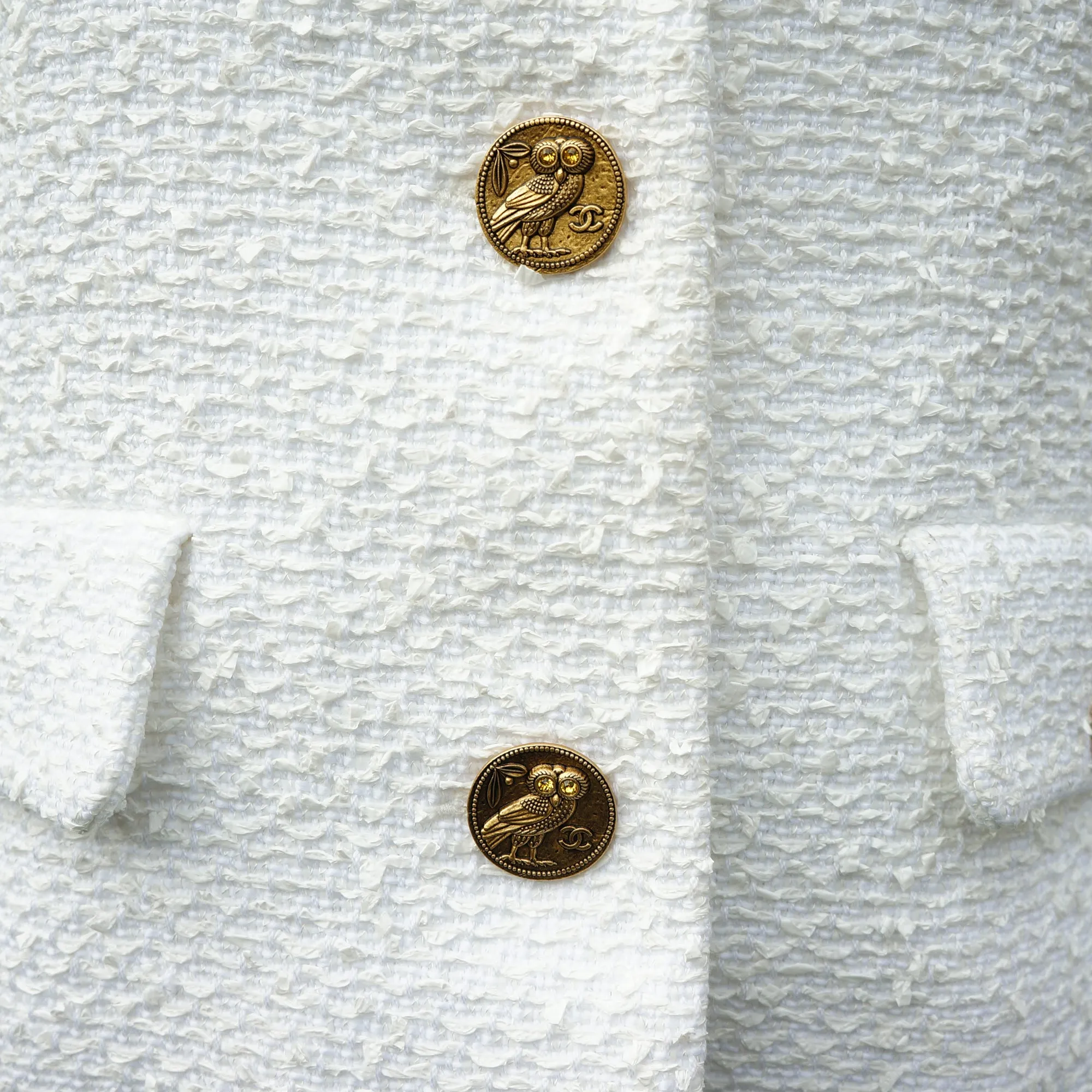 CRUISE 2018 CHANEL PARIS-ATHENS LA MODERNITE DE L'ANTIQUITE TWEED JACKET