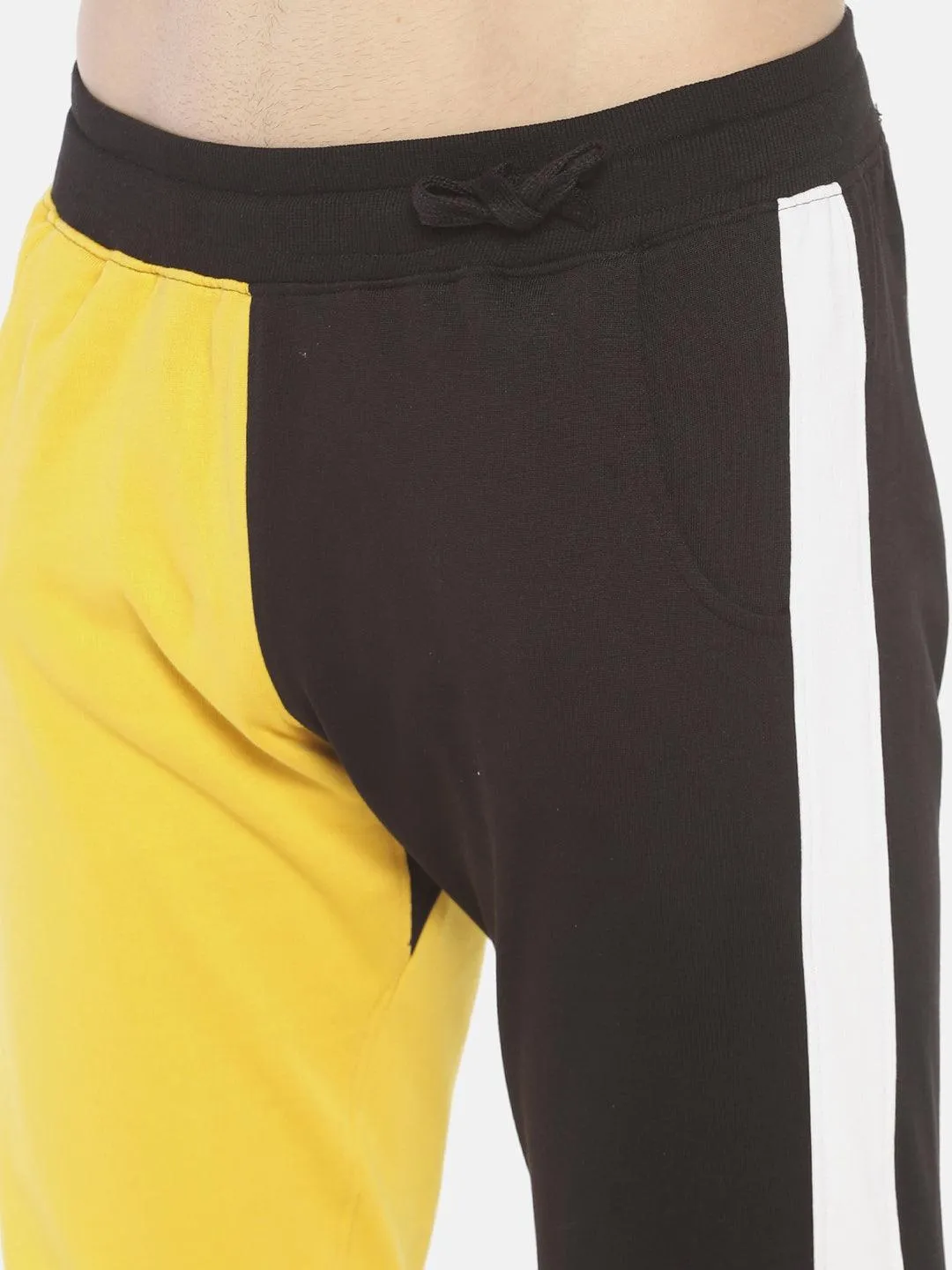 Cut And Sew Slim Fit Joggers