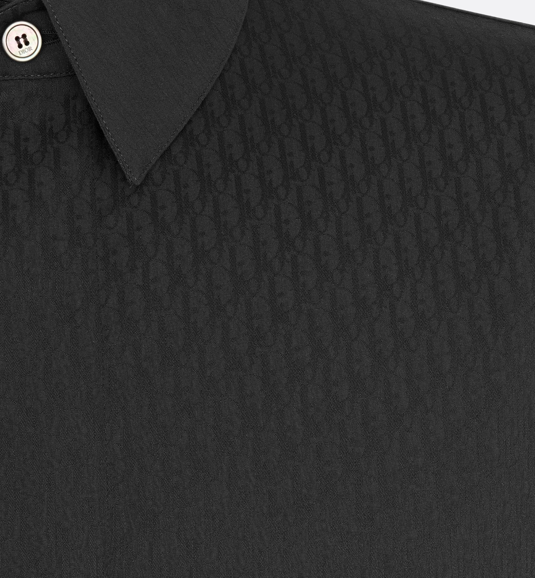 Dior Oblique Shirt Black Cotton Jacquard