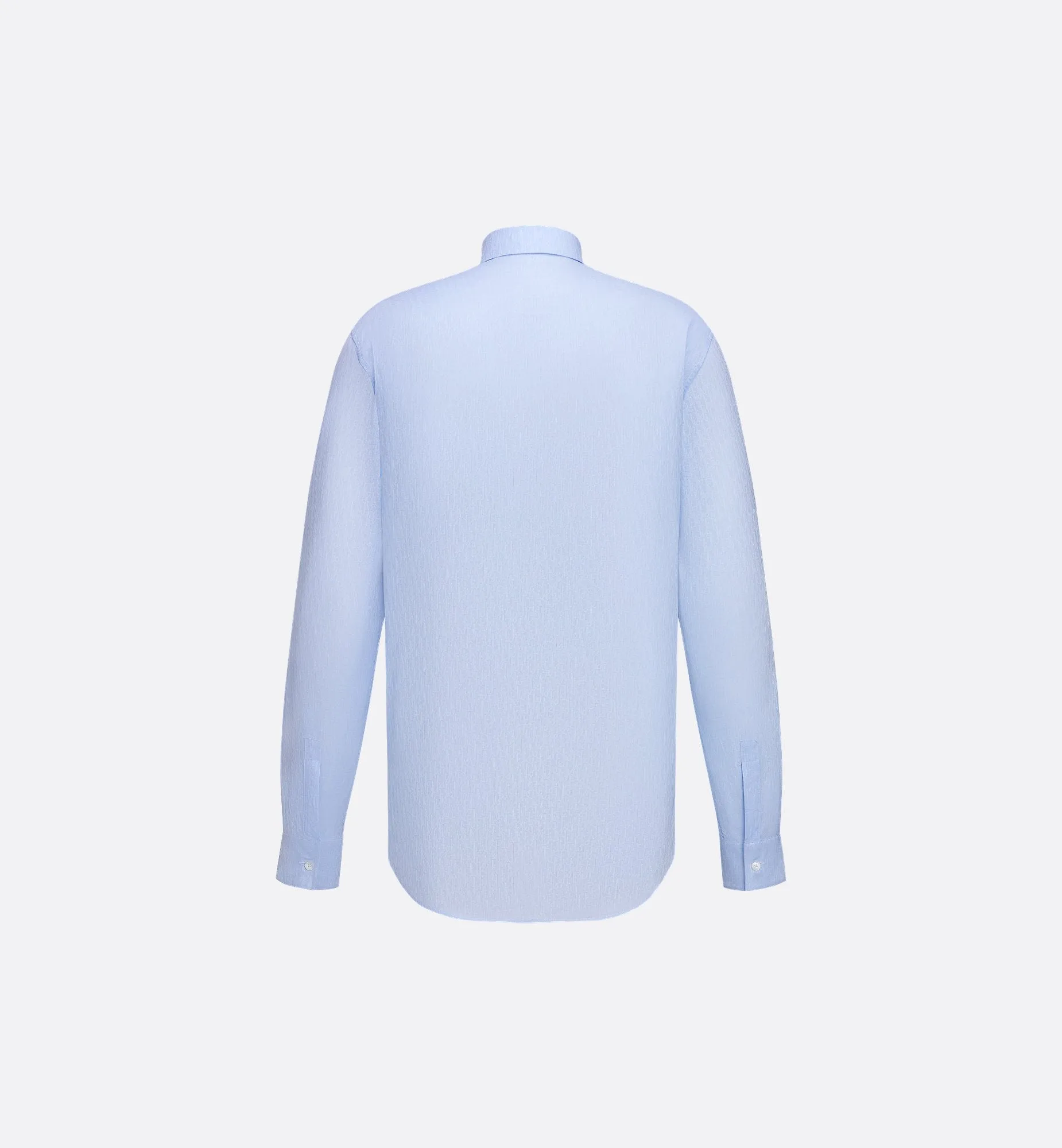 Dior Oblique Shirt Blue Cotton Jacquard