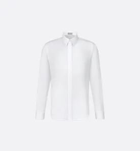 Dior Oblique Shirt White Cotton Jacquard
