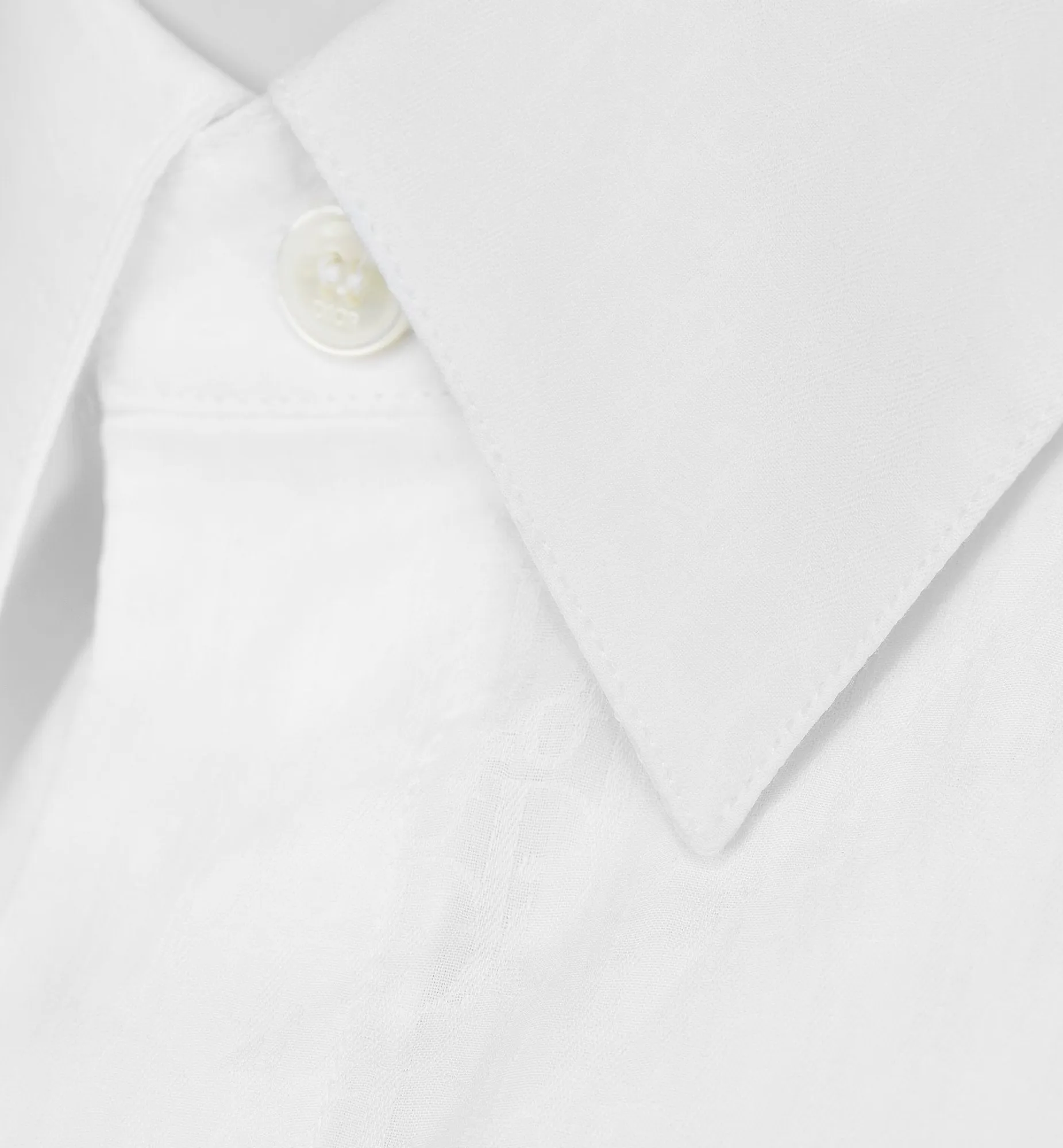 Dior Oblique Short-Sleeved Shirt White Cotton Jacquard