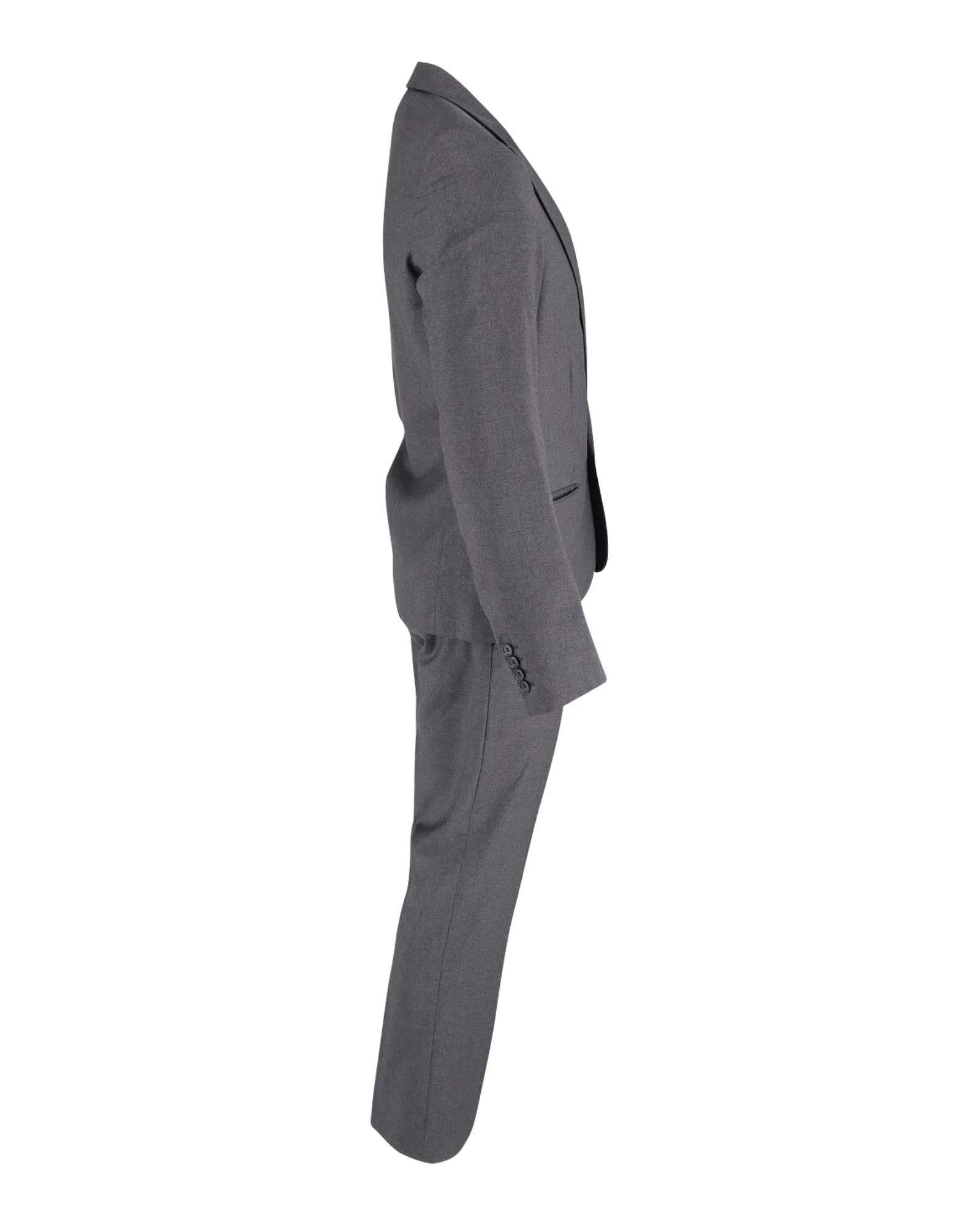 Dior Single-Breasted Suit in Grey Wool