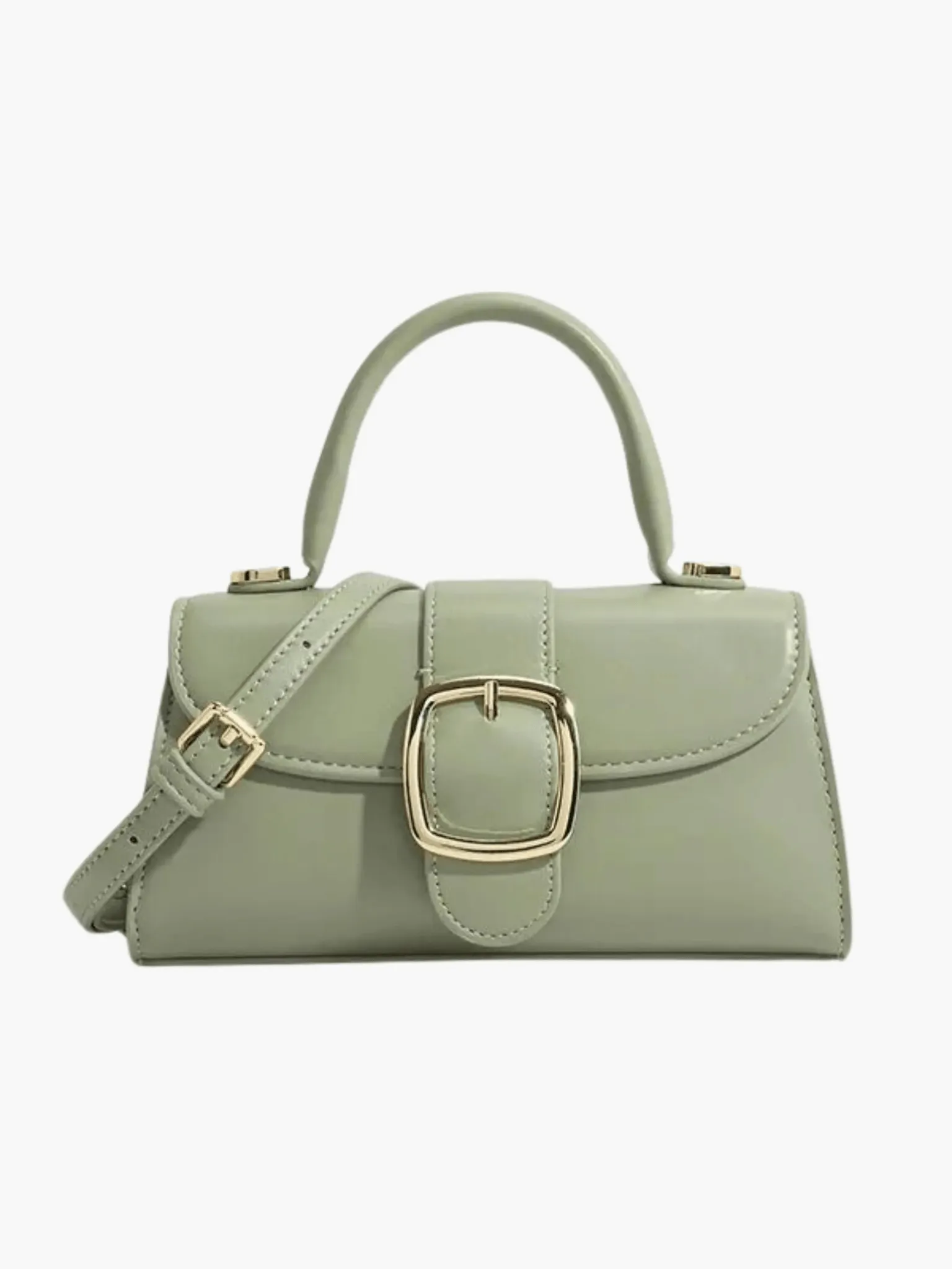 Eloise | Buckle Accent Top-Handle Bag