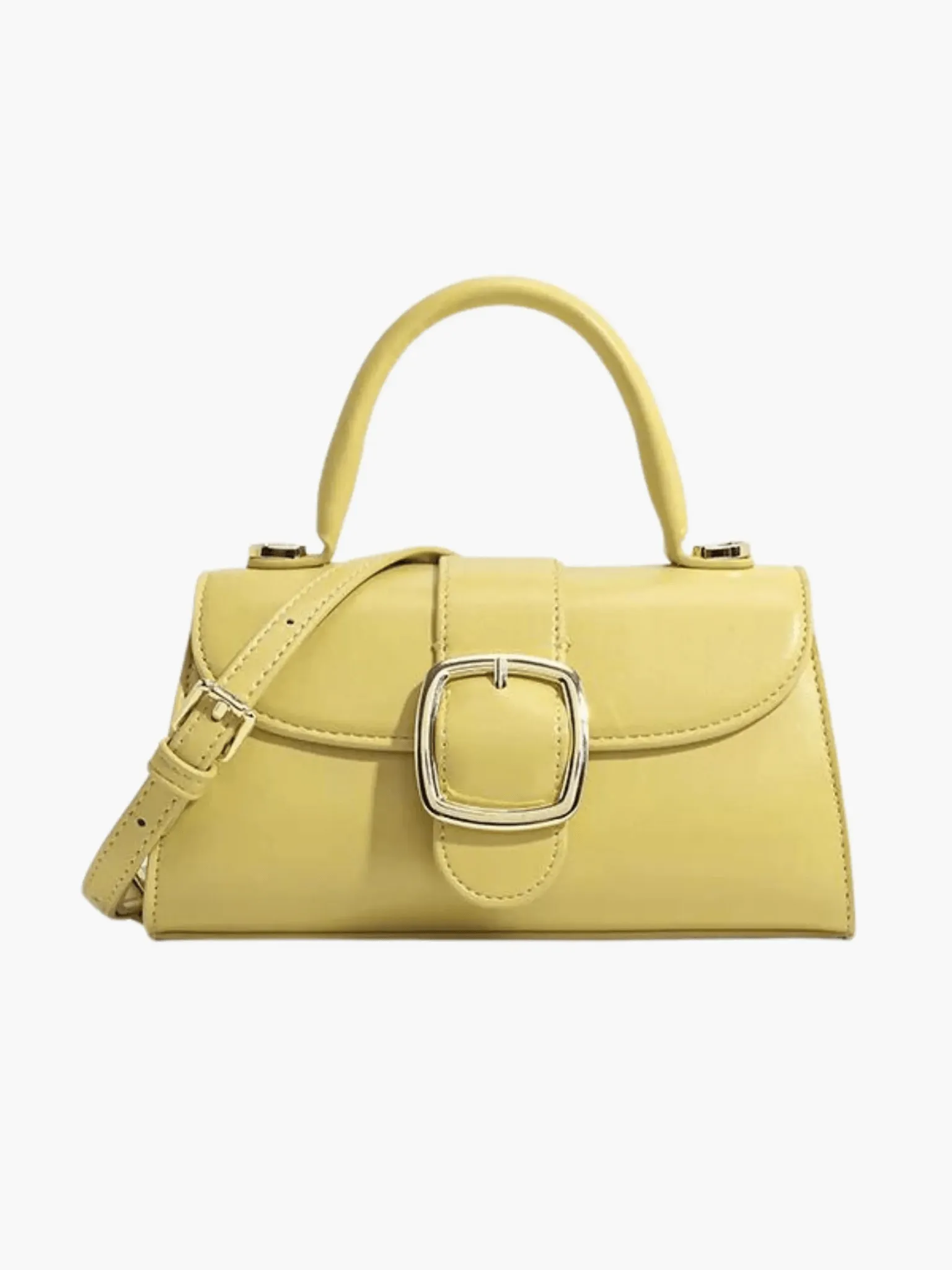 Eloise | Buckle Accent Top-Handle Bag