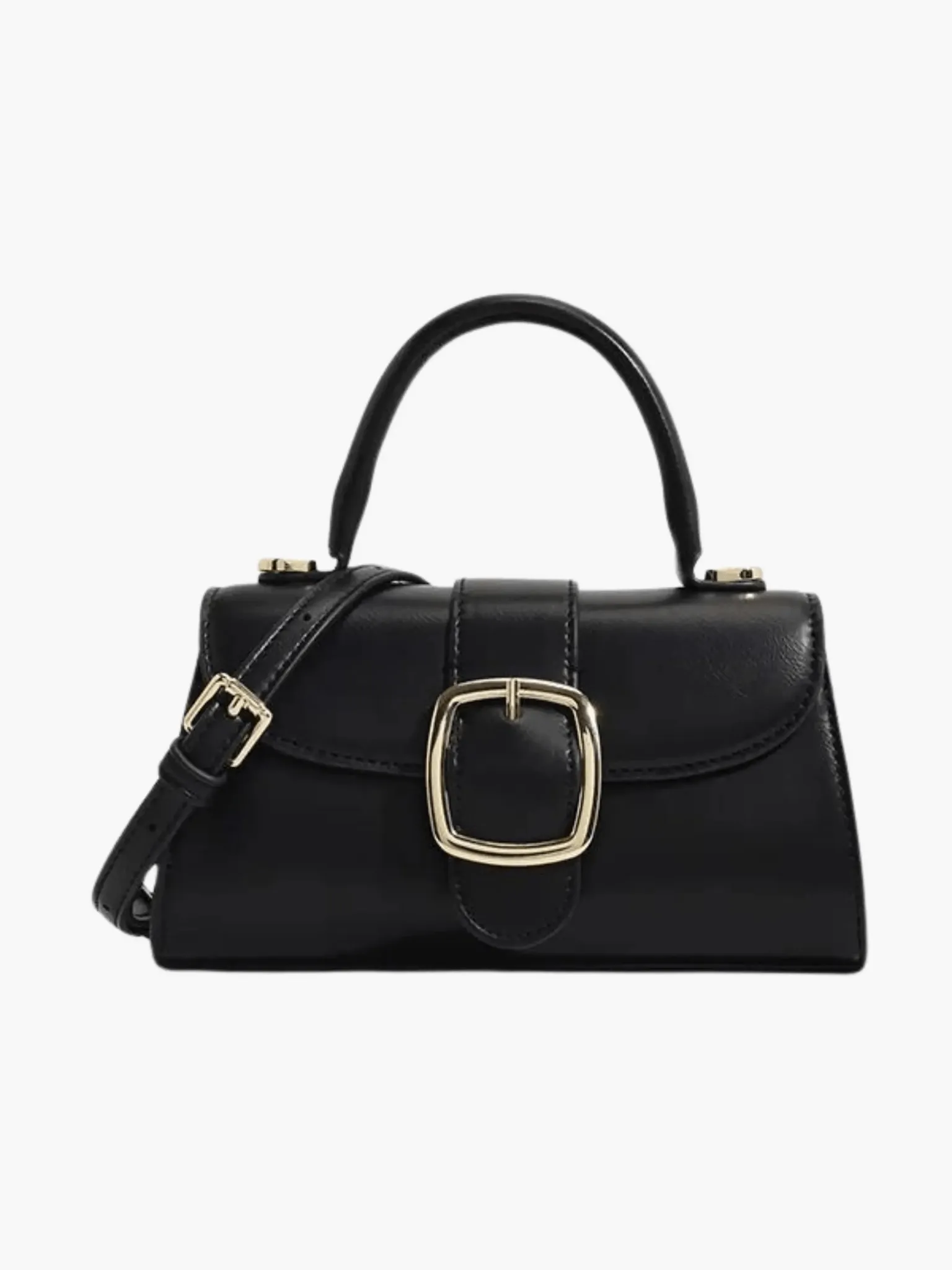 Eloise | Buckle Accent Top-Handle Bag