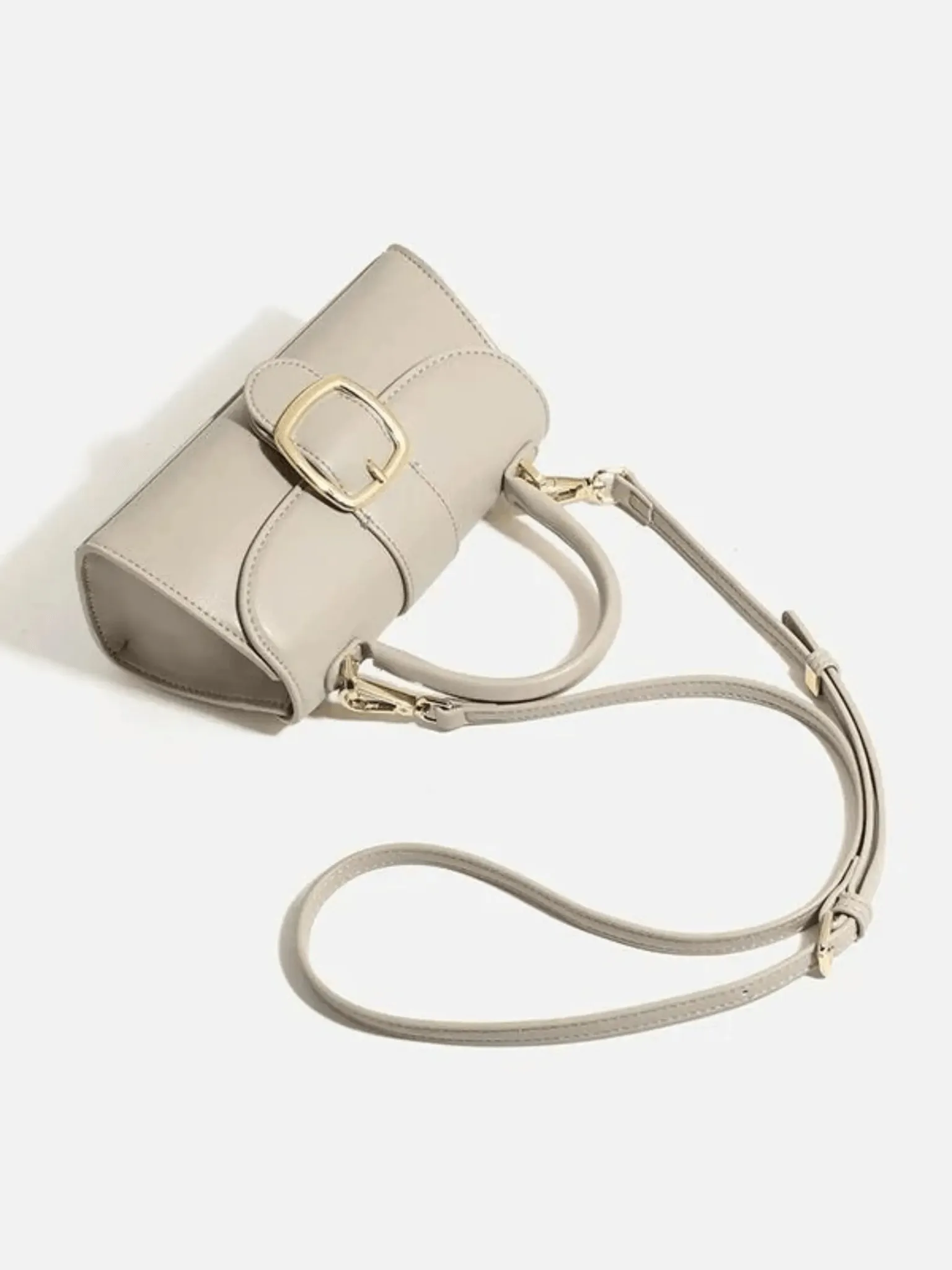Eloise | Buckle Accent Top-Handle Bag