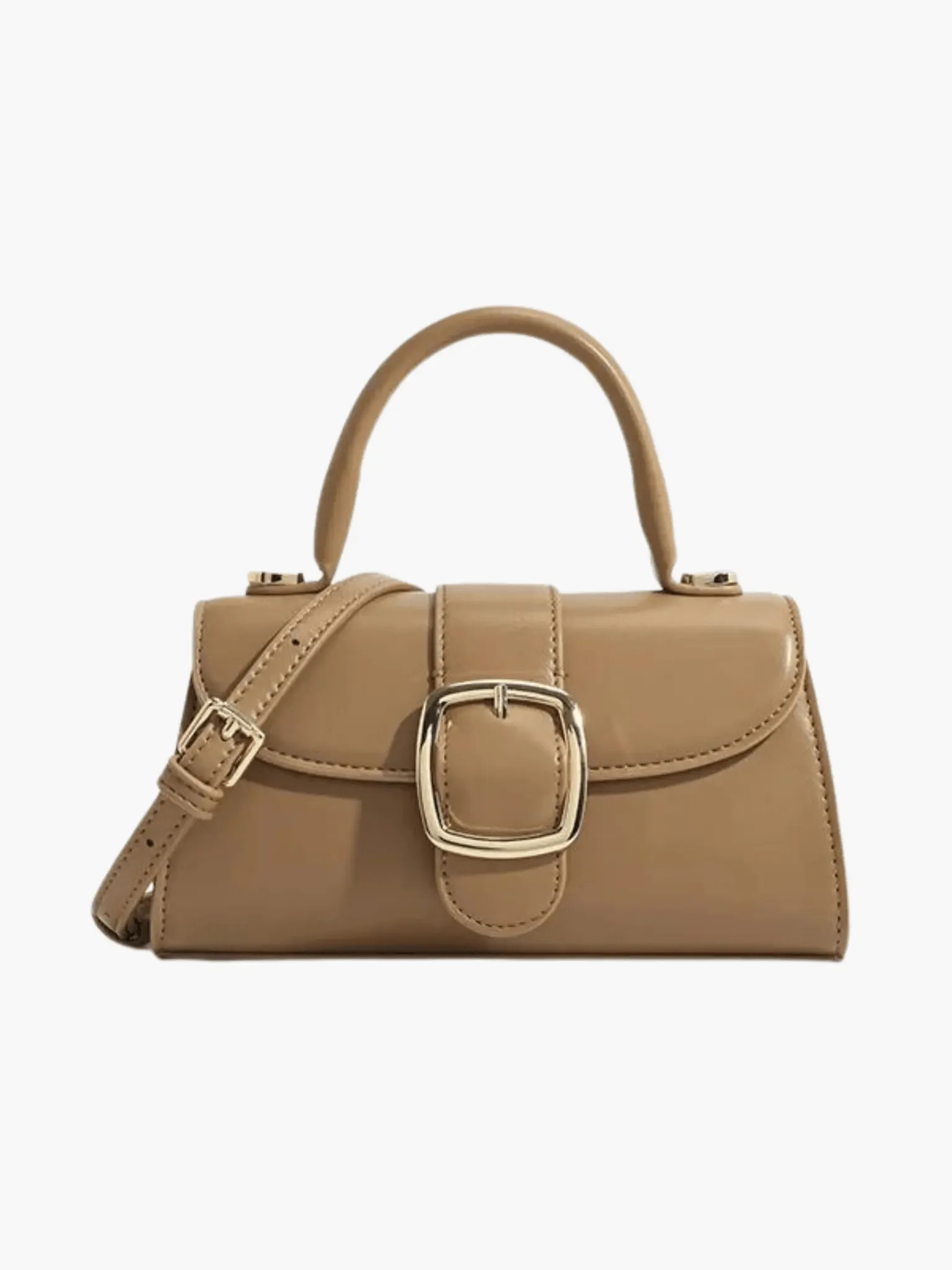 Eloise | Buckle Accent Top-Handle Bag