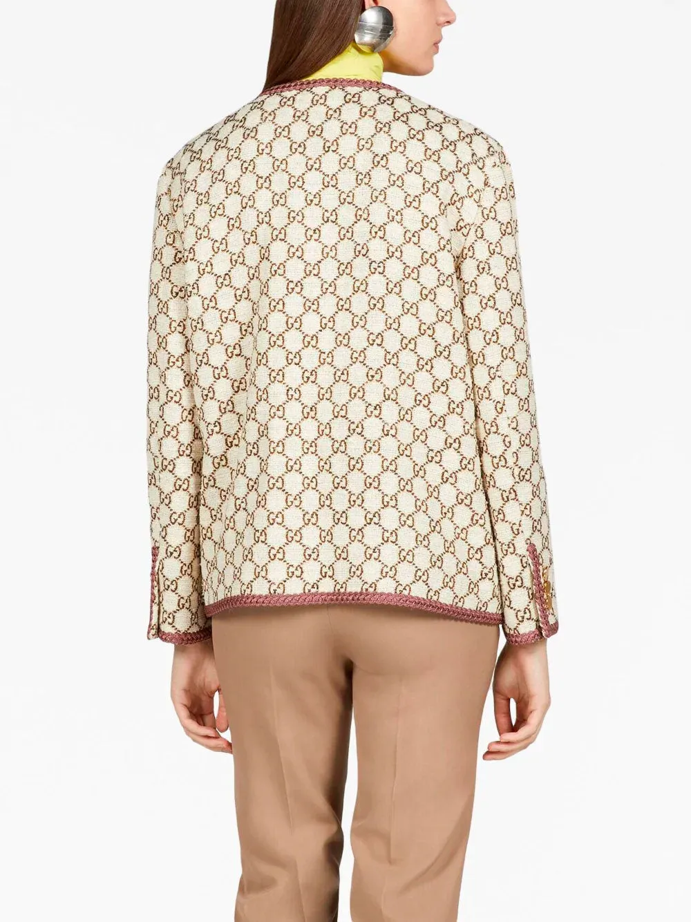 GG-jacquard tweed jacket