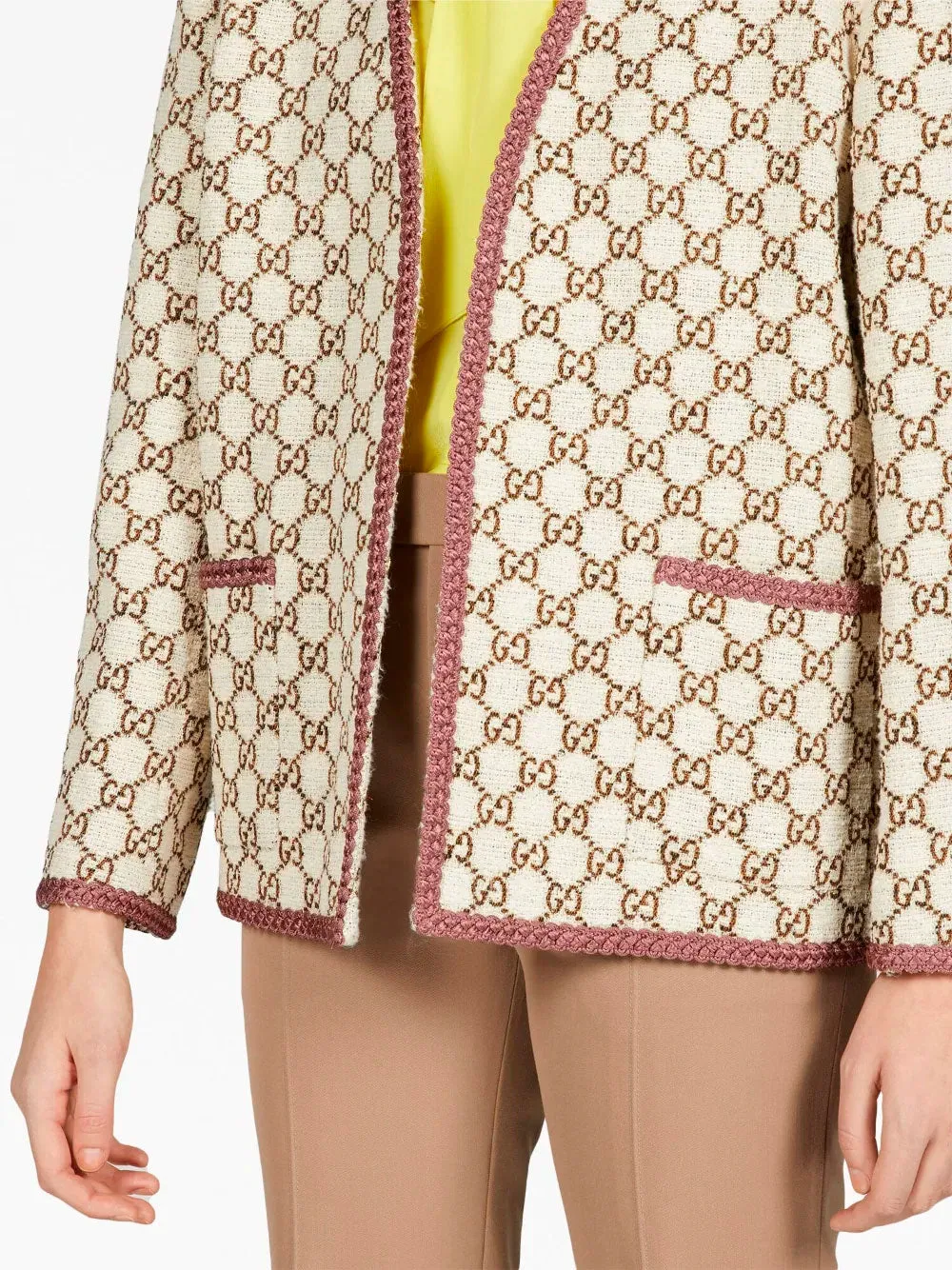 GG-jacquard tweed jacket