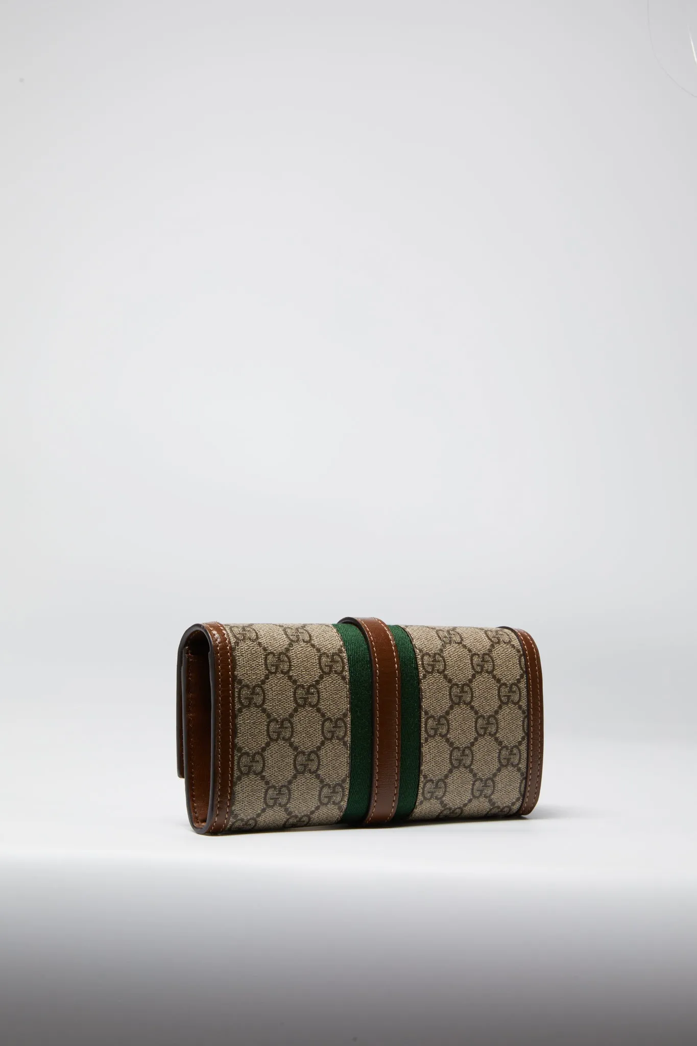 Gucci Beige GG Canvas Jacket 1961 Wallet On Chain