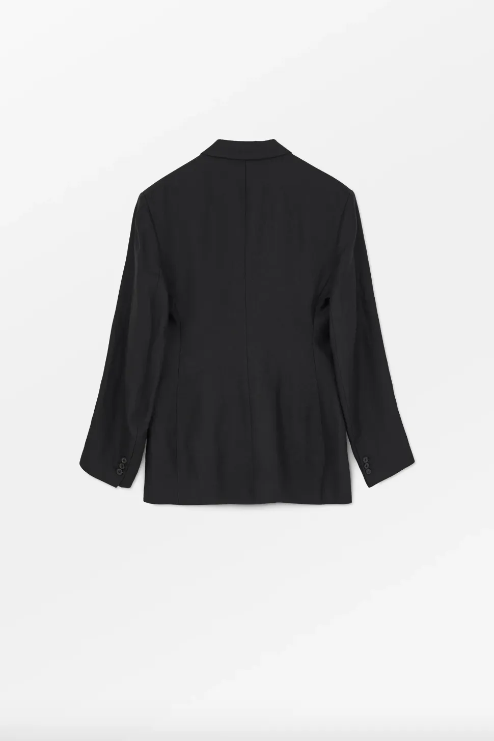 JOLIE BLAZER: BLACK LINEN