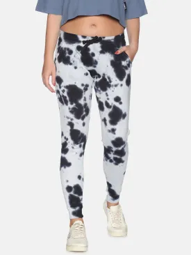 Kultprit Women Jogger With Tie & Dye Wash