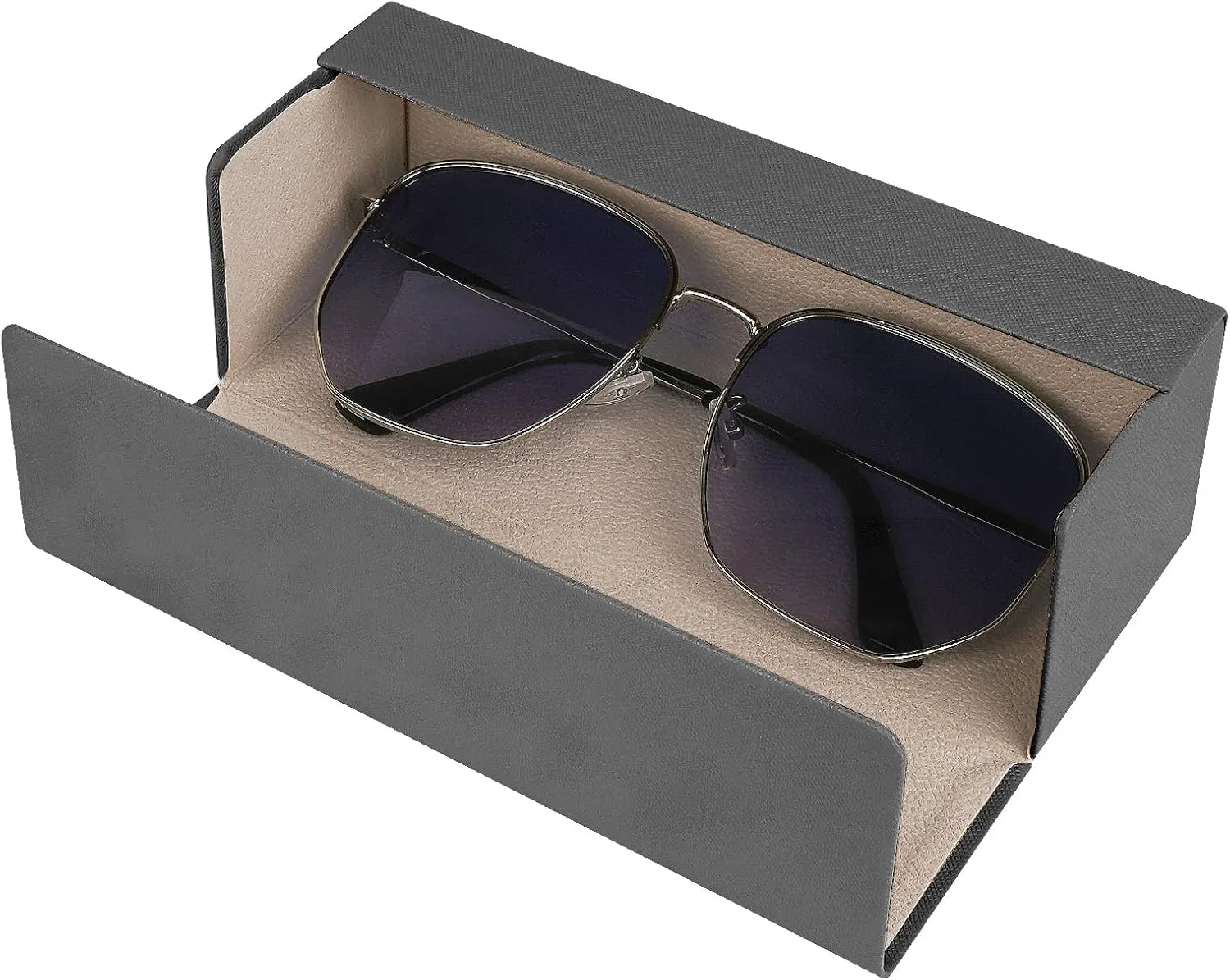 Linkidea Extra Large Hard Shell Sunglasses Case, Oversized Sun Glasses Storage Organizer