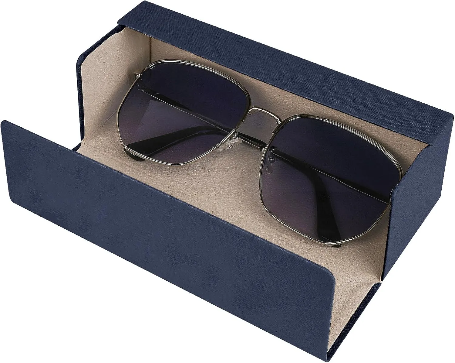 Linkidea Extra Large Hard Shell Sunglasses Case, Oversized Sun Glasses Storage Organizer