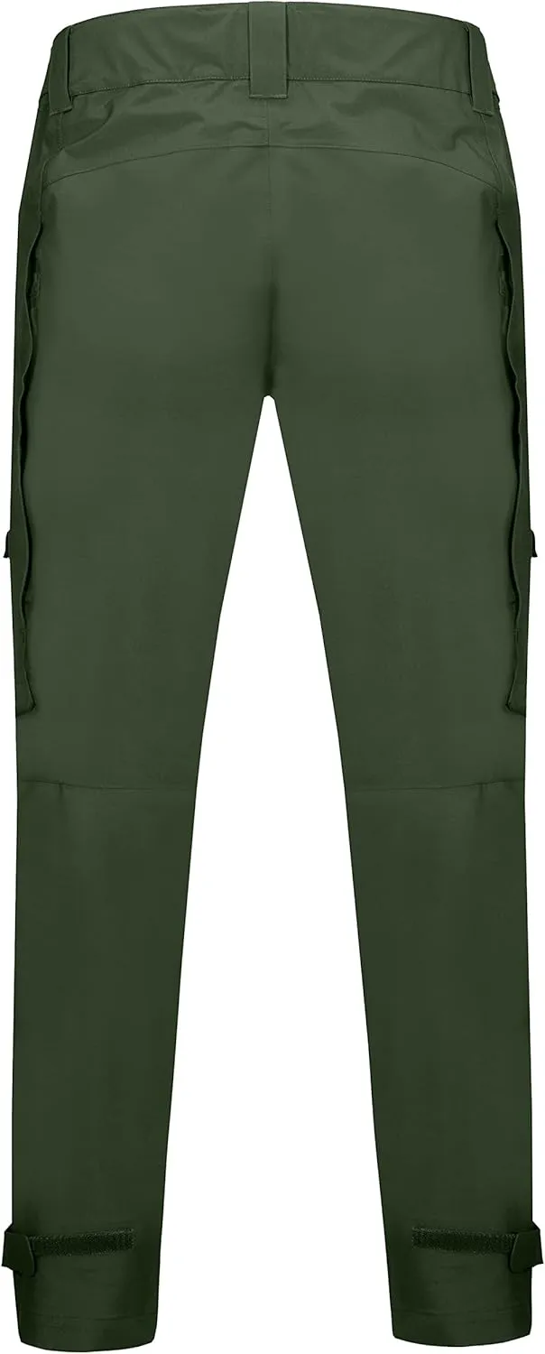 Little Donkey Andy Men's Lightweight Waterproof Rain Pants Breathable Hiking Pant for Outdoor Fishing