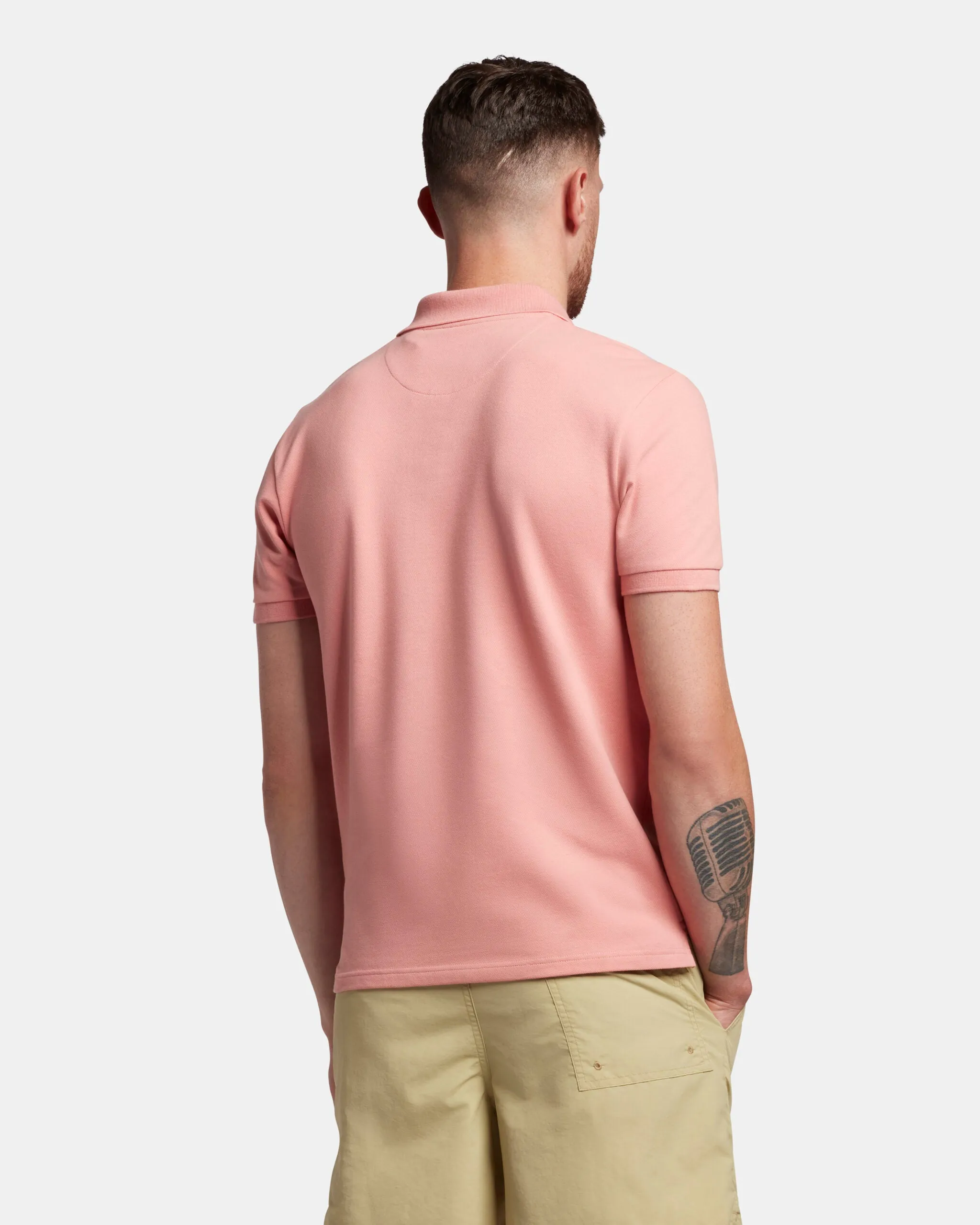 Lyle & Scott Plain Polo Shirt in Rosette