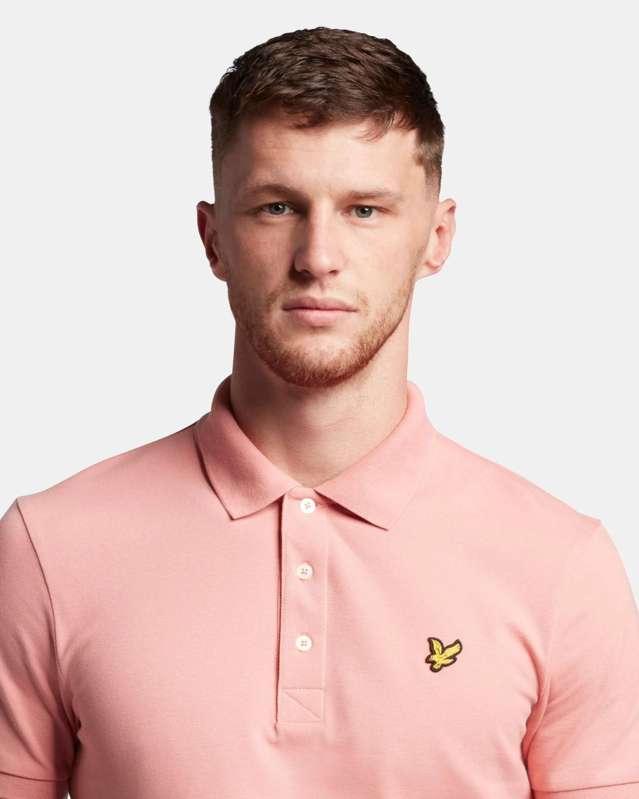 Lyle & Scott Plain Polo Shirt in Rosette