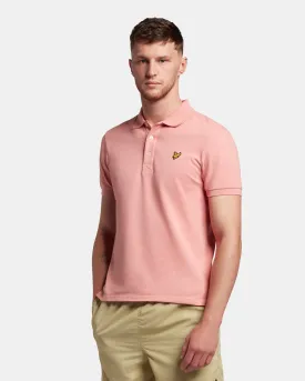Lyle & Scott Plain Polo Shirt in Rosette