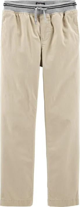 OSHKOSH B'GOSH Boys' Pull-on Twill Joggers