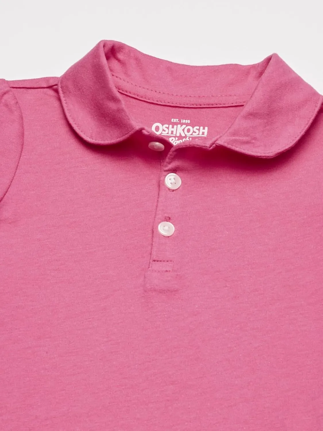 OSHKOSH B'GOSH Girls' Short-Sleeve Uniform Polo