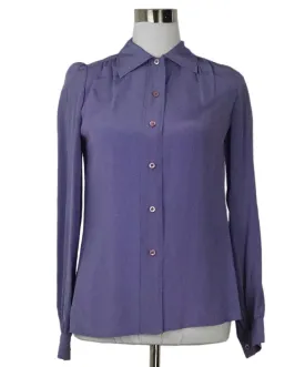 Prada Lilac Silk Blouse sz 6