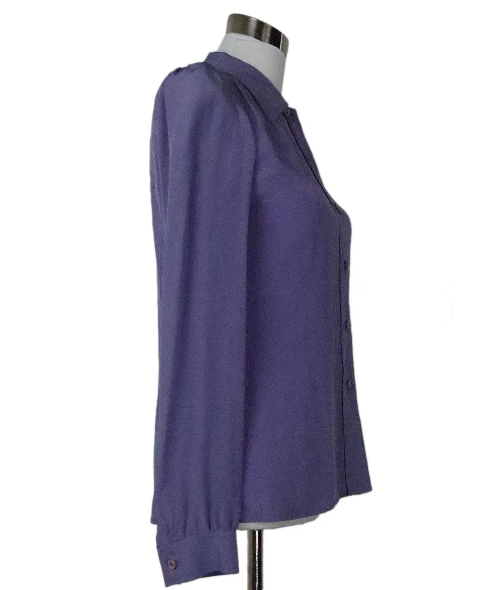 Prada Lilac Silk Blouse sz 6