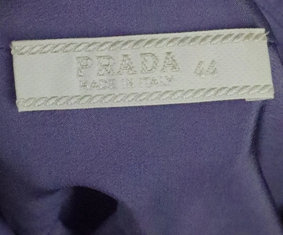 Prada Lilac Silk Blouse sz 6