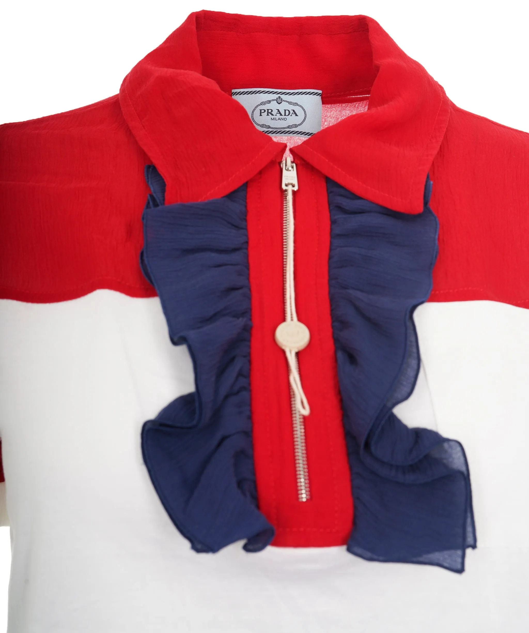Prada Ruffle Shirt  ALC1648